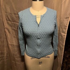 Ann Taylor Blue Utility Jacket